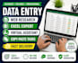 accurate data entry, web research, excel and virtual assistant tasks