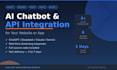 integrate ai chatbot or API into your website or app