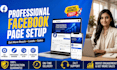 create, setup and optimize facebook business page