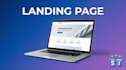 create a responsive landing page with HTML and CSS