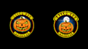 design modern high quality halloween logo in high definition