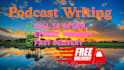 write SEO podcast show notes