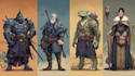 make dnd character art and dnd character commission art