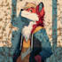 create professional furry character art and fursona