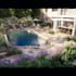 design landscape, terrace, backyard, pool, and patio