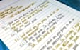 convert your notes, text, and documents into professional handwritten notes