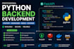 create python web solutions and data analysis dashboards