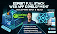 build a full stack web app with spring boot rest API and react