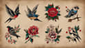 draw american tattoo design old school tattoo
