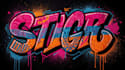 make graffiti design for you
