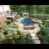 do backyard landscape design, frontyard, pool, patio, garden