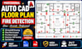 create professional autocad 2d drawings, and fire detection drawings