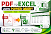 convert PDF data into excel using power query
