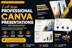 design professional canva presentations