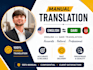 manually translate english to persian dari and persian dari to english