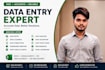data cleaning, data entry, csv, dashboard creation