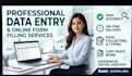 do professional data entry and online form filling work