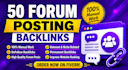 create high quality forum backlinks for SEO ranking