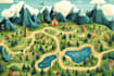 map illustration vector illustration vector map
