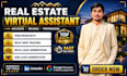 do real estate virtual assistant and web research tasks