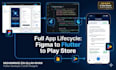 handle full lifecycle flutter app development and figma UI UX