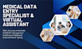 be your medical data entry and virtual assistant