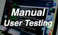 mobile app testing, QA review, website test, beta testing, software user testing