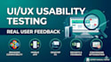do UI UX usability testing for website or app