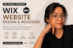 redesign wix website build wix website update wix website wix studio
