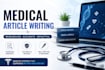 write medical articles with proper research