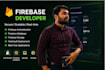firebase developer web app authentication database integration