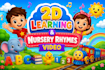 create 2d learning and nursery rhymes video