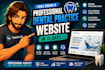 create a professional dental practice website in 15 days