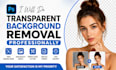 do transparent background removal professionally