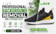 do professional background removal and clipping path