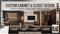 design kitchen cabinets closet, media wall  using 2020 design software