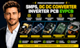 power circuit electronics design, smps, dc dc converter and inverter pcb evpcb
