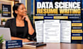 write and edit data science resume and data analyst and business analyst resume
