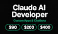 create an ai powered web app using claude anthropic API