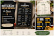 modern canva menu design