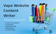 write SEO optimized vape website content