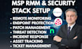 setup msp rmm and security stack ninjaone atera syncro datto rmm connectwise