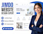 design a modern jimdo website, carrd landing page, redesign and SEO optimization