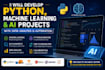 develop python, machine learning and ai projects with data analysis