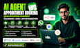 n8n ai agent appointment booking chatbot with calendar CRM API integrations