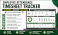 create automated employee timesheet tracker, attendance tracker spreadsheet