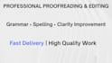 proofread, rewrite, and improve your english writing