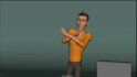 make maya and blender animation with your 3d character