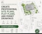 create professional site plans, plot plans, and permit drawings