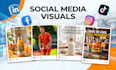 design social media posts and ad creatives